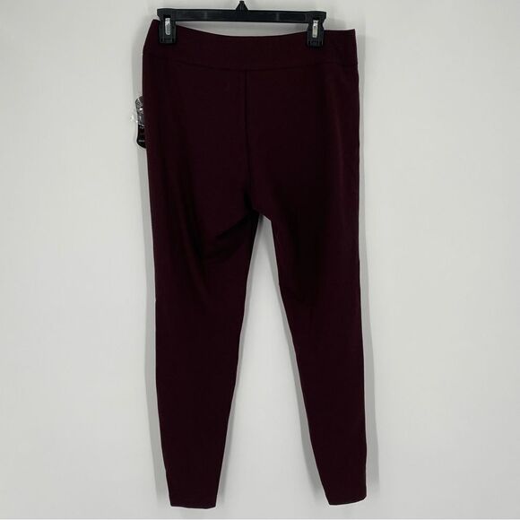 Miraclesuit Women’s Burgundy Stretchy Skinny Pants size 6 - Picture 3 of 3